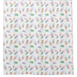 Cortina Para Box Bubble Tea Padrão Fofo de Boba Pastel Decoração Ka