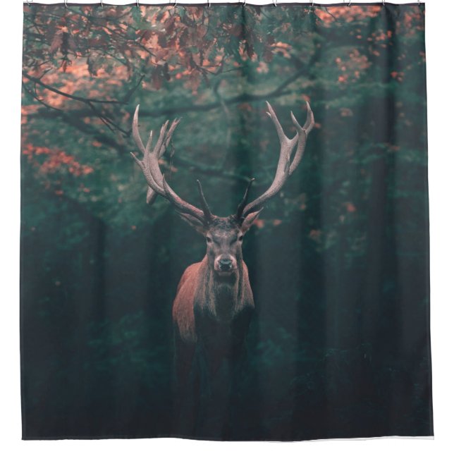 Cortina Para Box Buck Deer Wild Animal (Frente)