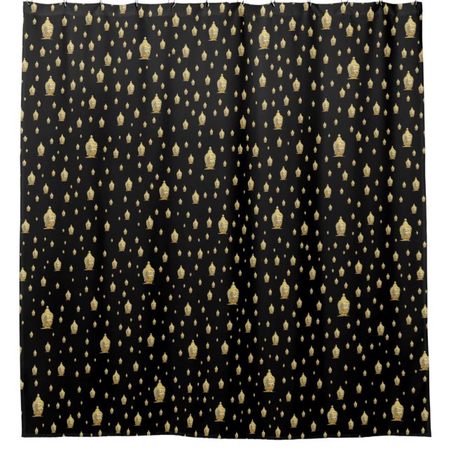 Cortina Para Box buda dourado (Frente)