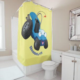 Cortina Para Box Buggy duna em forma de cartoon de veículos rodoviá