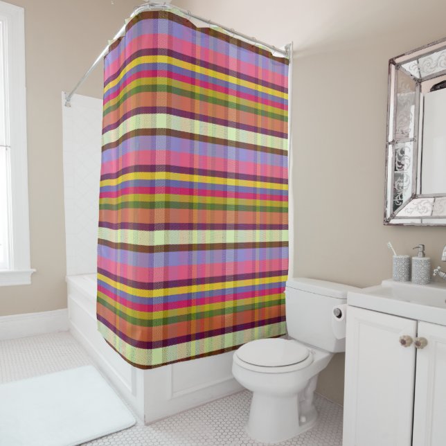Cortina Para Box Bumbling Plaid BB (In Situ)