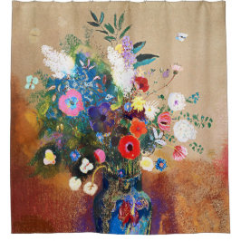 Cortina Para Box Buquê de flores por Odilon Redon
