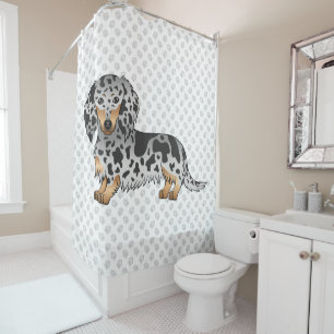 Cortina Para Box Cabelo Comprido E Patas Pretas E De Barrão
