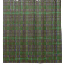 Cortina Para Box Cabin Forest Green Tartan