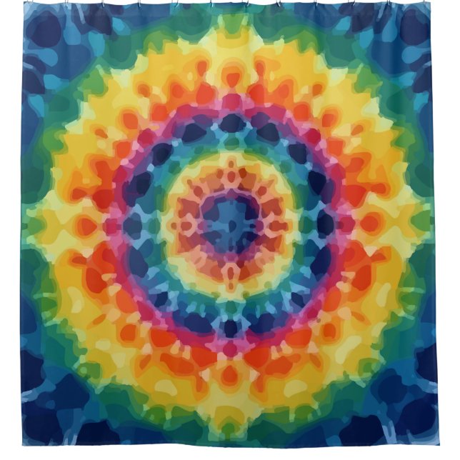Cortina Para Box Caixa de iPhone/iPad Tye-Dye-4 (Frente)