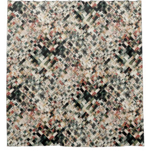 Cortina Para Box Camadas de tons terrestres