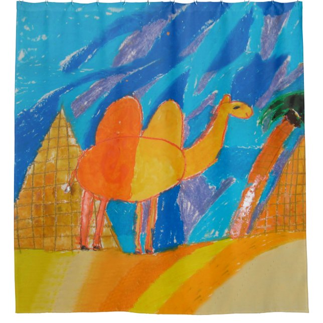 Cortina Para Box Camel Art by Kids (Frente)