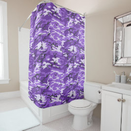 Cortina Para Box Camo Roxo