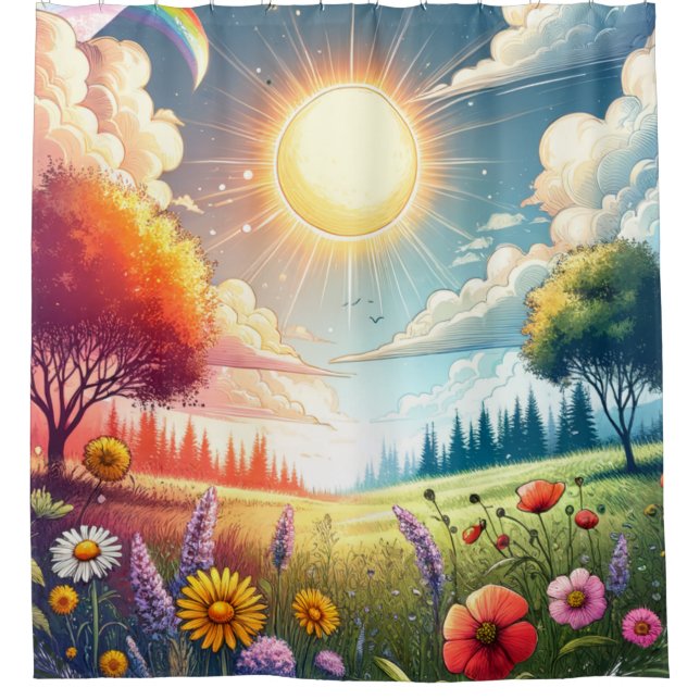 Cortina Para Box Campo de Sonhos (Frente)