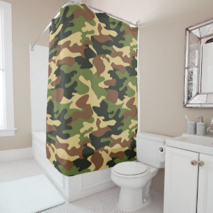 Cortina Para Box camuflagem