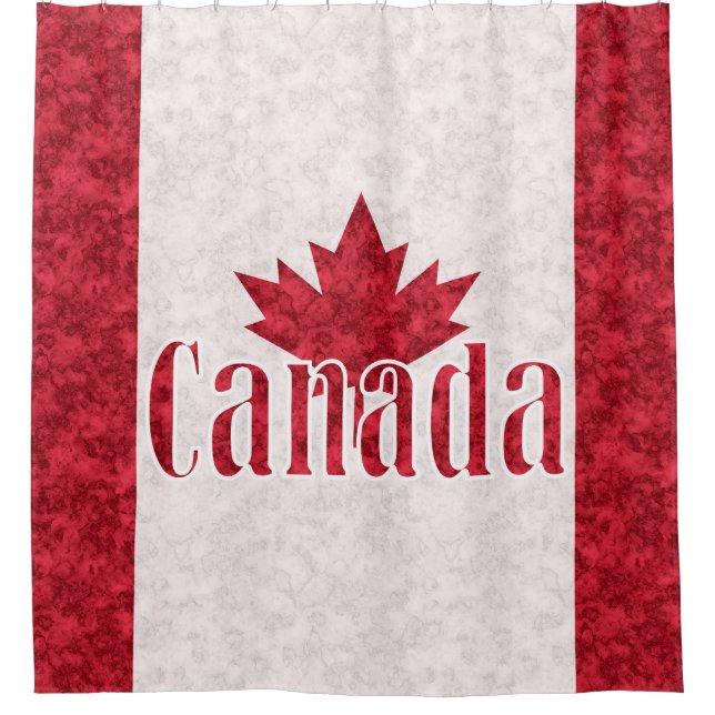 Cortina Para Box Canadá, bandeira (Frente)