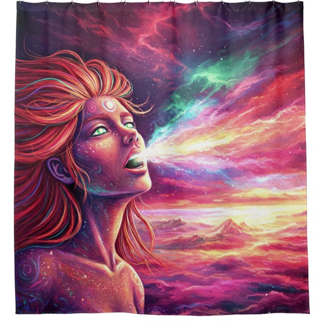 Cortina Para Box Cantando arte (Frente)