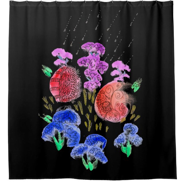 Cortina Para Box Cantando Na Chuva Dramática (Frente)