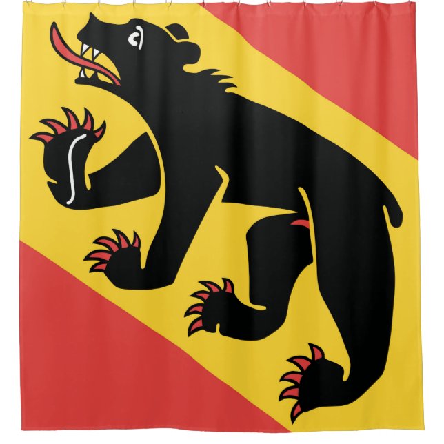 Cortina Para Box Canton of Bern flag Switzerland symbol (Frente)