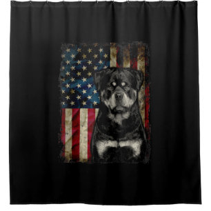 Cortina Para Box cão rottweiler 4º de julho de 2014