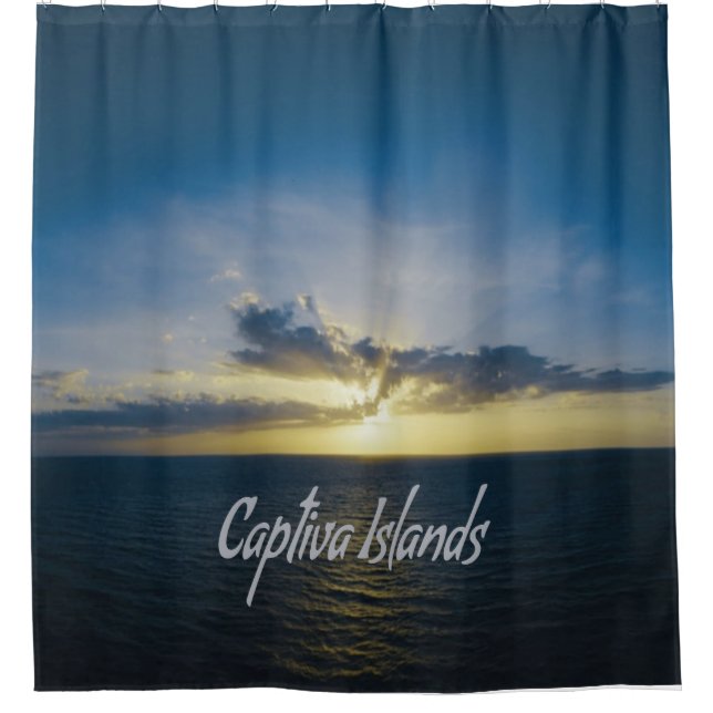Cortina Para Box Captiva Islands Flórida (Frente)