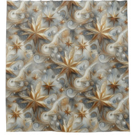 Cortina Para Box Capturar a cena de inverno da arte e cristais de n