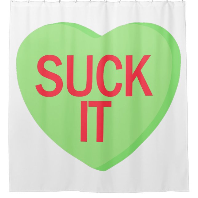 Cortina Para Box Cardíaco doce - TI SUCK (Frente)