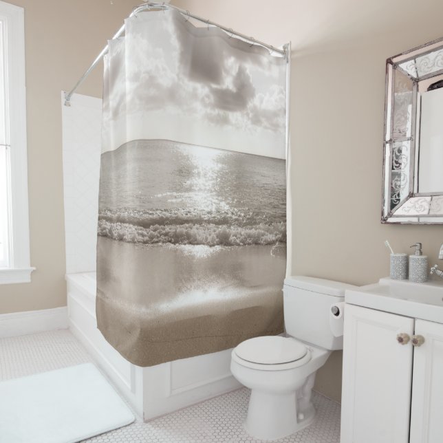 Cortina Para Box Caribe Beach Zen Oasis #2 #ocean #wall #art (In Situ)