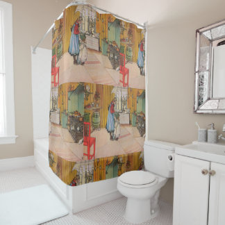 Cortina Para Box Carl Larsson, A Cozinha