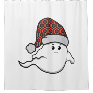 Cortina Para Box Carpete de hotel assustador fantasma de natal