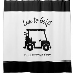 Cortina Para Box Carrinho de Golfe Live to Golf Personalizado Gol