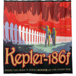 Cortina Para Box Cartaz de Ficção Científica de Viagens Futuras da 