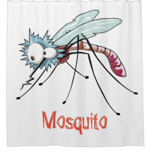 Cortina Para Box Cartoon de mosquito