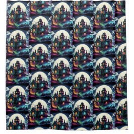 Cortina Para Box Casa assombrada