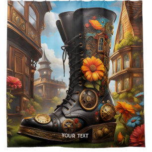 Cortina Para Box Casa de Boot Fantasy Vivid Steampunk. Perfeito A