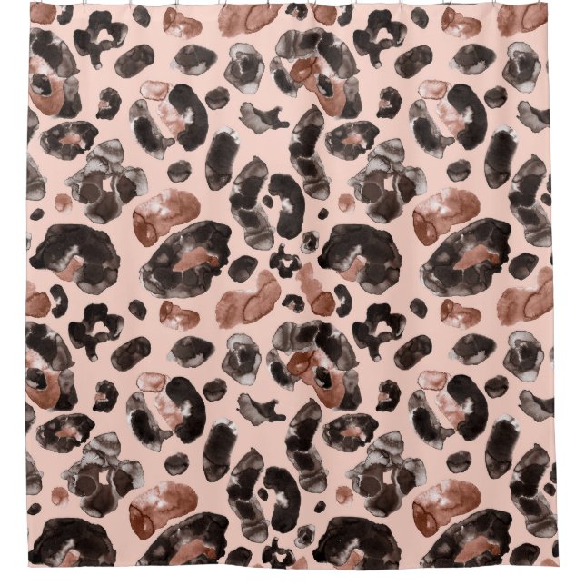 Cortina Para Box Casaco de leopardo, padrão sem descontinuidades da (Frente)