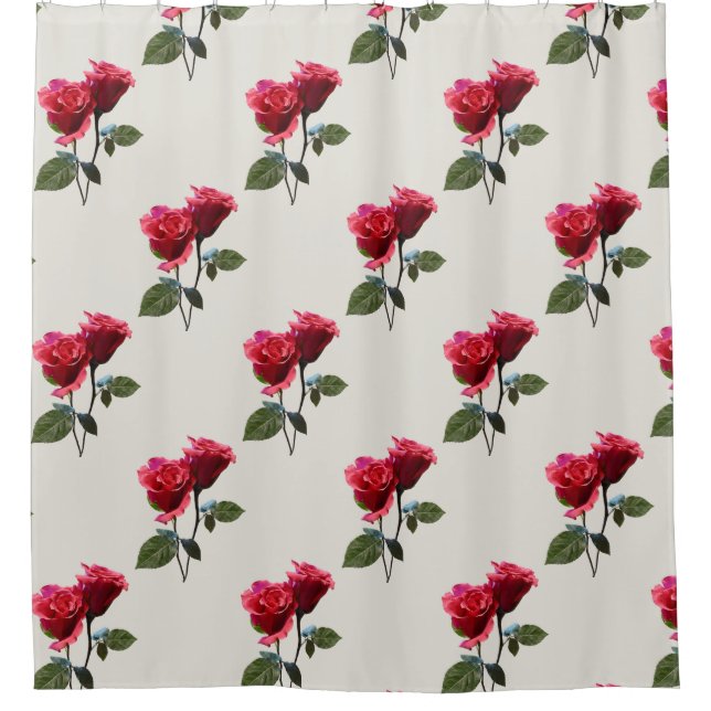 Cortina Para Box Casal de Rosas (Frente)