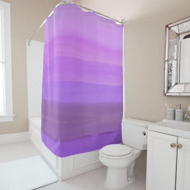 Cortina Para Box Cascata em roxo (In Situ)