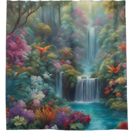 Cortina Para Box "Cascata tropical mística"