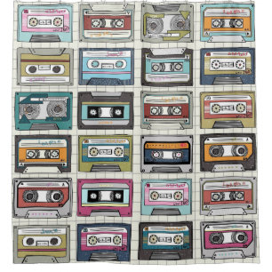 Cortina Para Box Cassete de Música Retroativa: Ícone Nostálgico