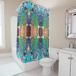 Cortina Para Box Castelo esmeralda mágico de Oz Stainglass