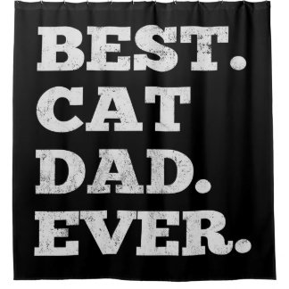 Cortina Para Box Cat Dad Fathers Day| Best Dad ever gift