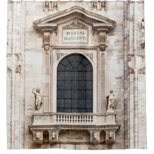 Cortina Para Box Catedral de Milão. Bela tempestade italiana