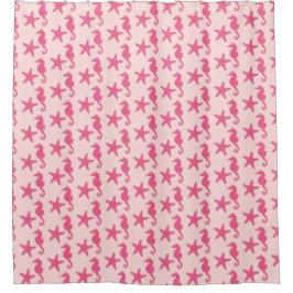 Cortina Para Box Cavalo-da-praia - tons de rosa-coral