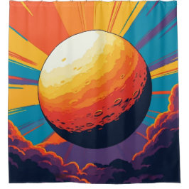 Cortina Para Box Celestial Sunset Shower Curtain
