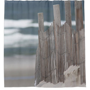 Cortina Para Box Cerca resistida na areia na praia