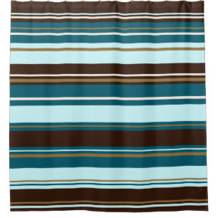 Cortina Para Box Cercetas creme & ouro de Brown do design de