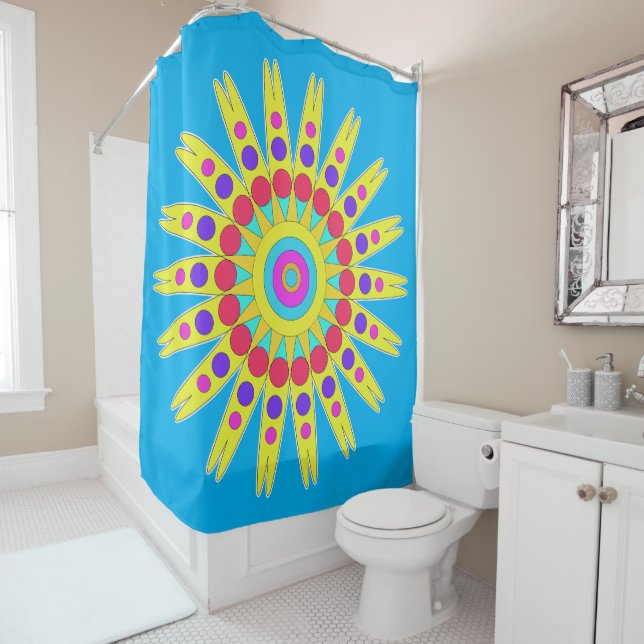 Cortina Para Box Céu Azul Sunshine (In Situ)