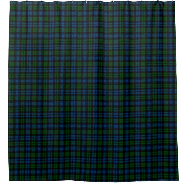 Cortina Para Box Chá Campbell Tartan Cortina (Frente)
