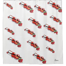 Chá corta violino e Rosa aço