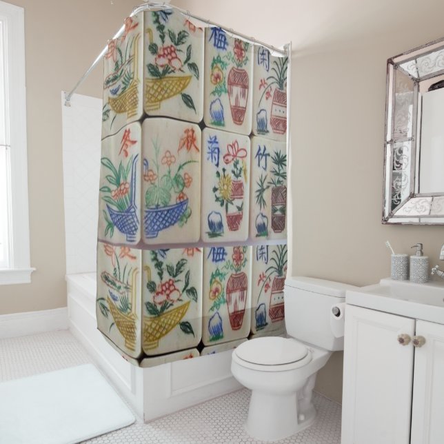 Cortina Para Box Chá Cortain Mahjong (In Situ)