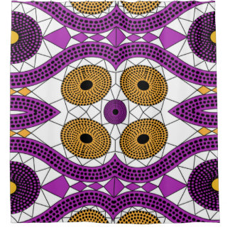 Cortina Para Box Chá Cortina Africano tecido Flores étnicas