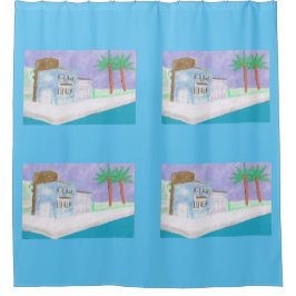 Cortina Para Box Chá Cortina com Caribe Design