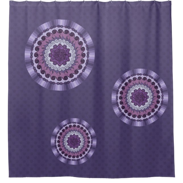 Cortina Para Box Chá Wind Mandala (Frente)