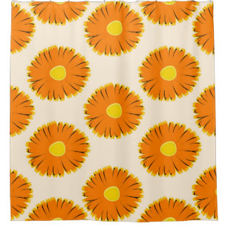 Cortina Para Box Chamomiles: Padrão Floral Vintage.